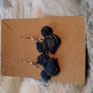 Handmade polymer clay earrings